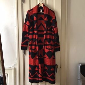 Ankle Length Cardigan